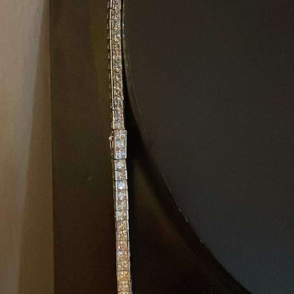 Sterling silver tennis chain for men - Picture 3 of 6